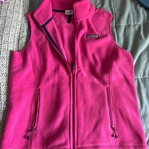 Vineyard vines fleece vest